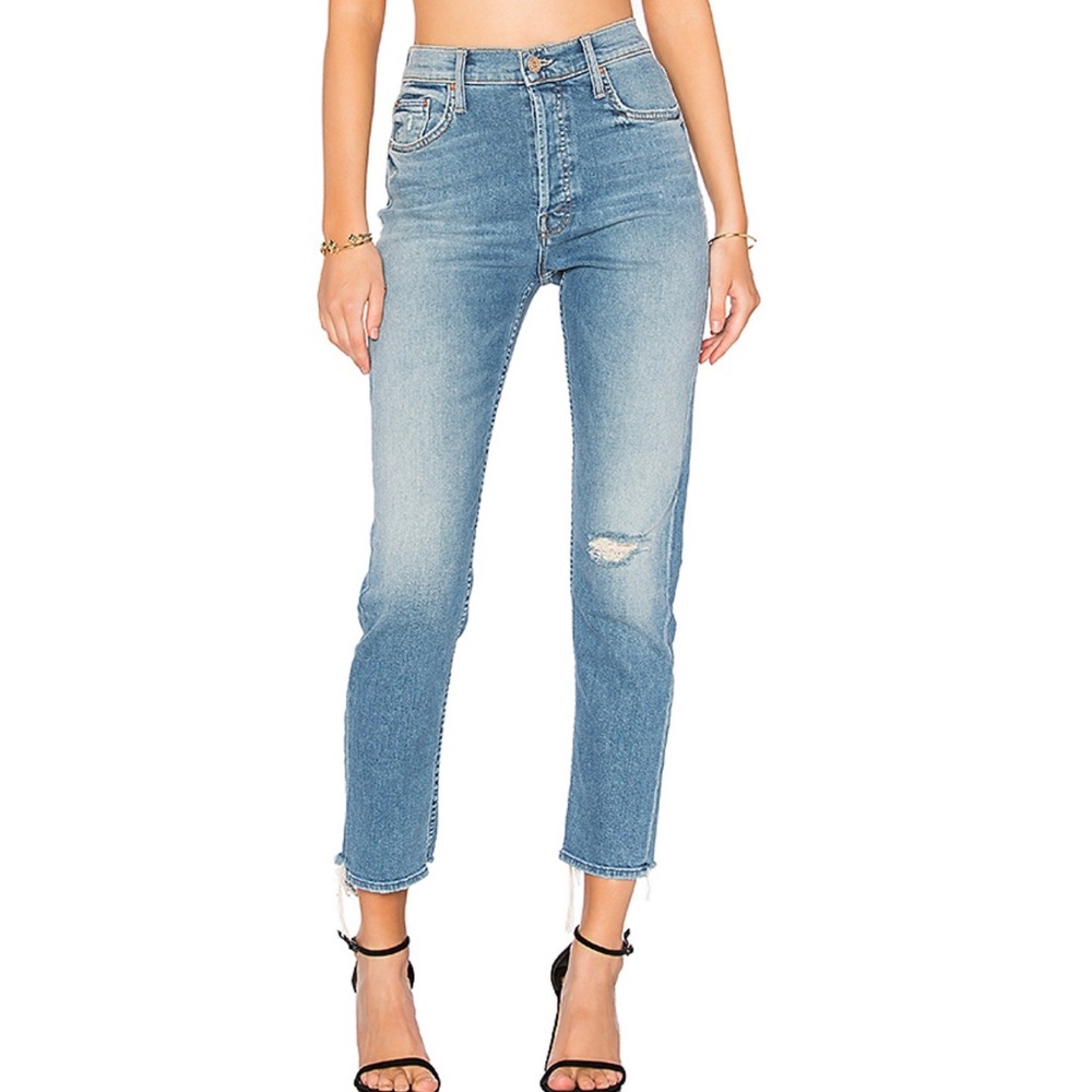 Mother Denim The Cheeky in Love Gun